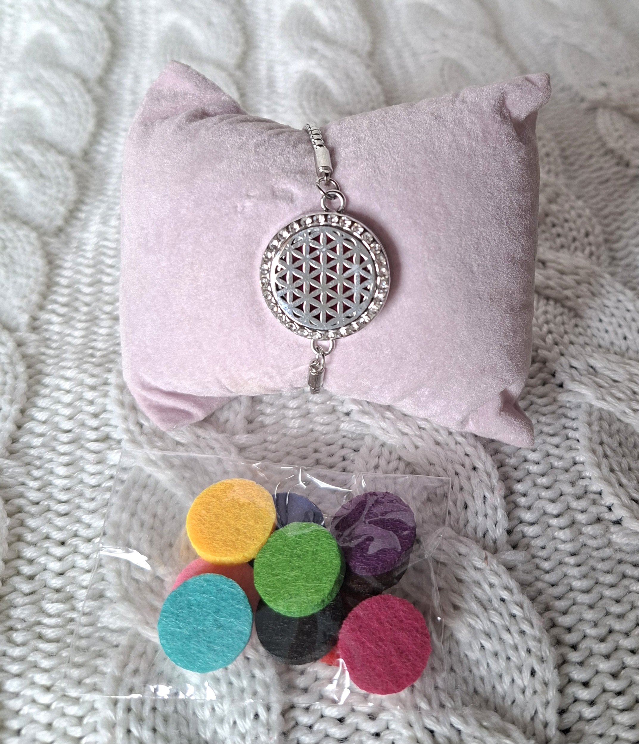 Pulseira difusora ajustável- modelo 2